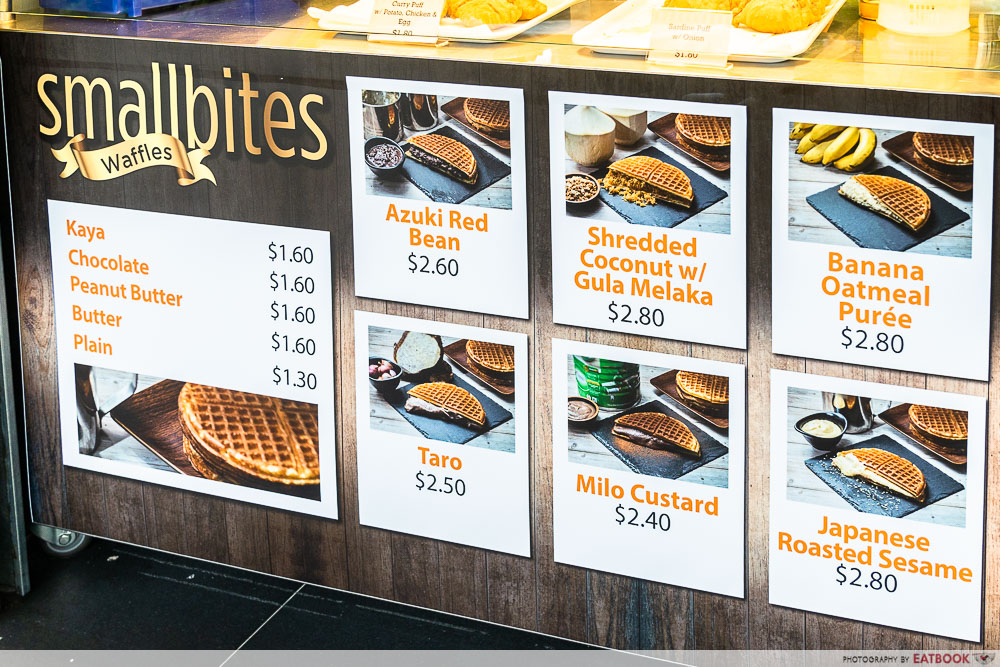 small bites chinatown waffle menu