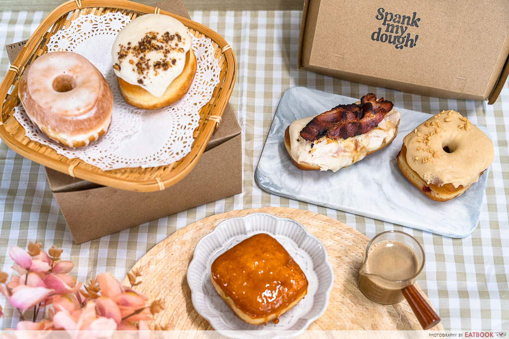 spank my dough flatlay