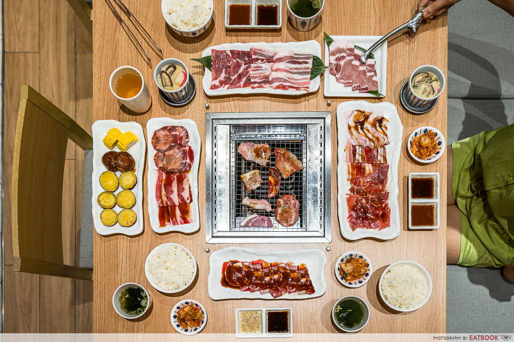 yakiniku go flatlay