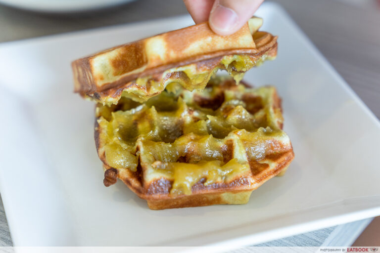 Yi Jia Bakery House Cafe Serves Thick Kaya Waffles In Thomson Eatbook.sg