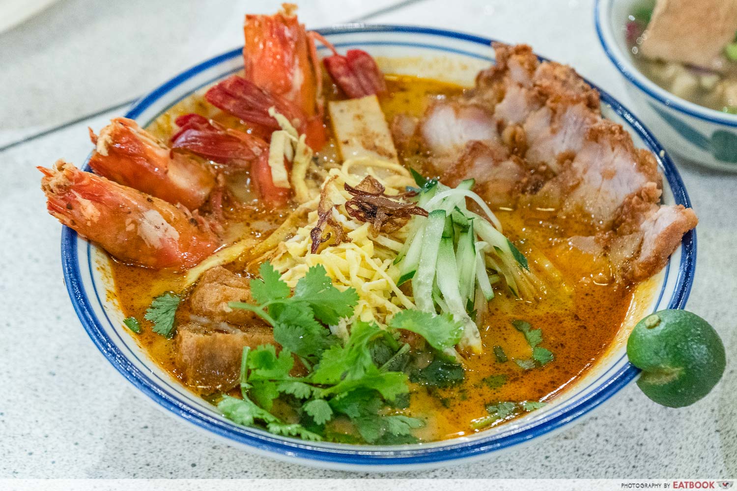 Ah Yen Traditional Fried Pork - sarawak laksa