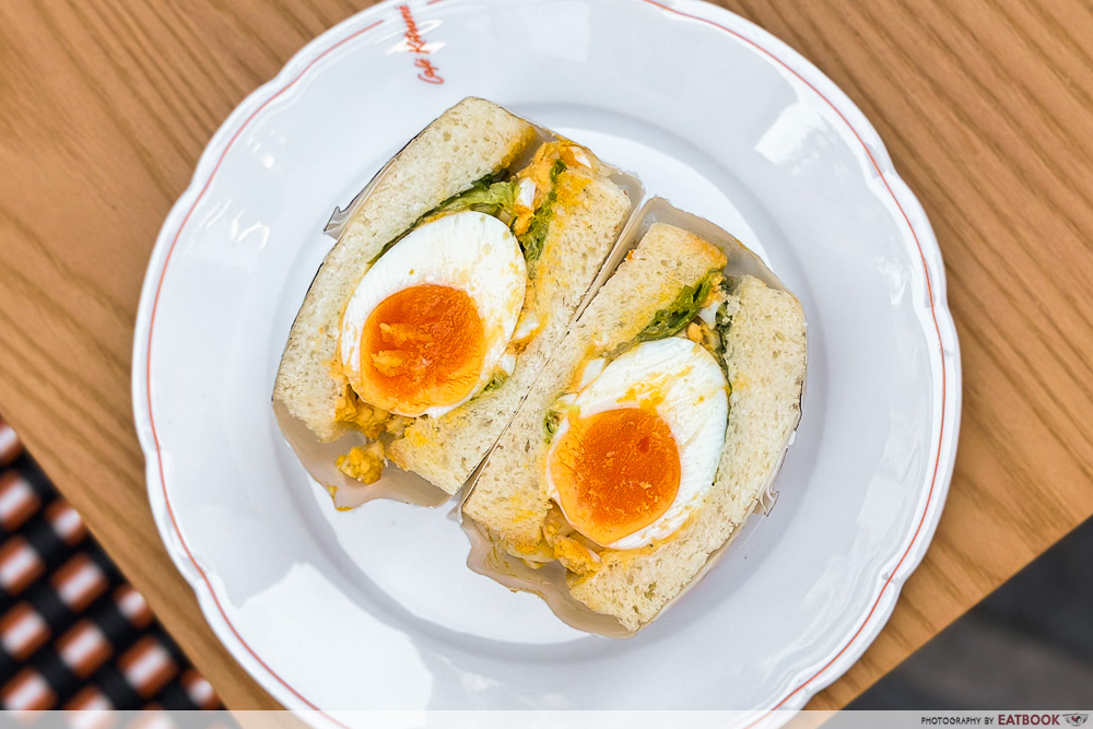 cafe kitsune - egg sando