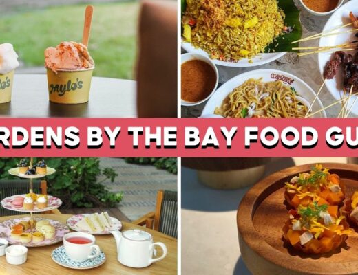 gardens by the bay food guide cover