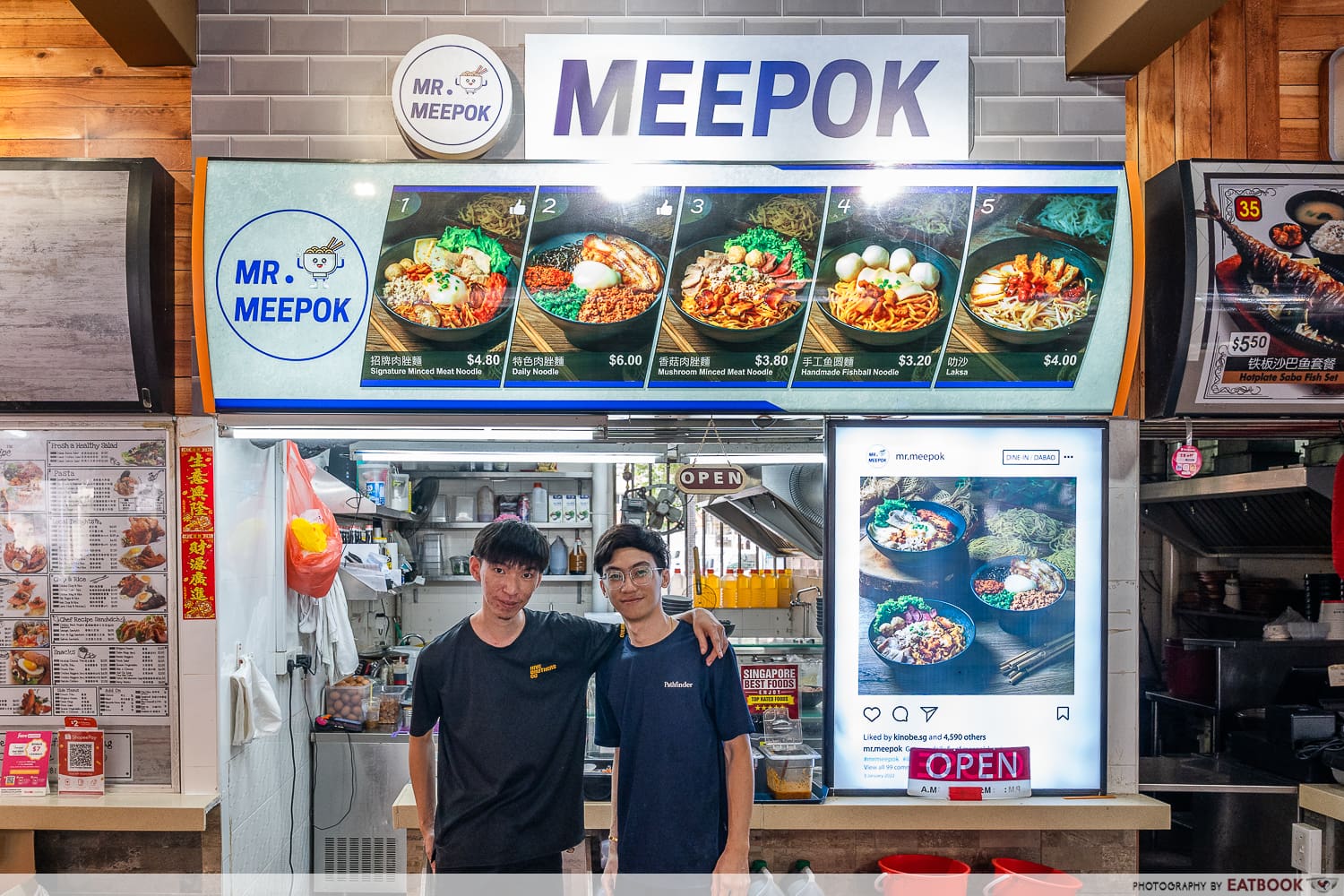 mr meepok - storefront with owners