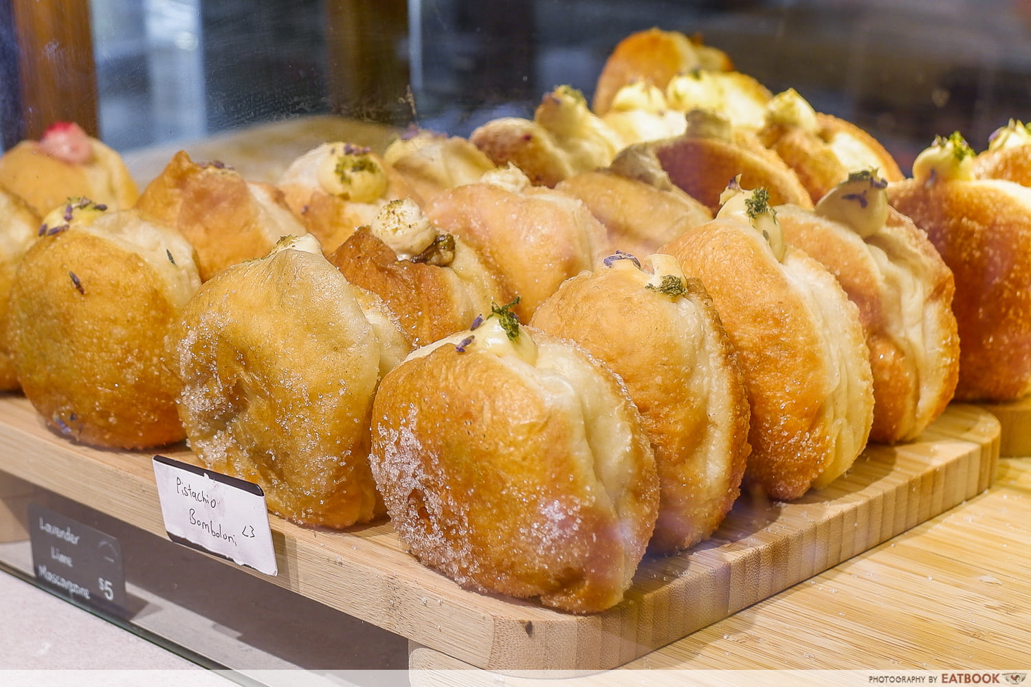 SURREY HILLS PISTACHIO DOUGHNUT