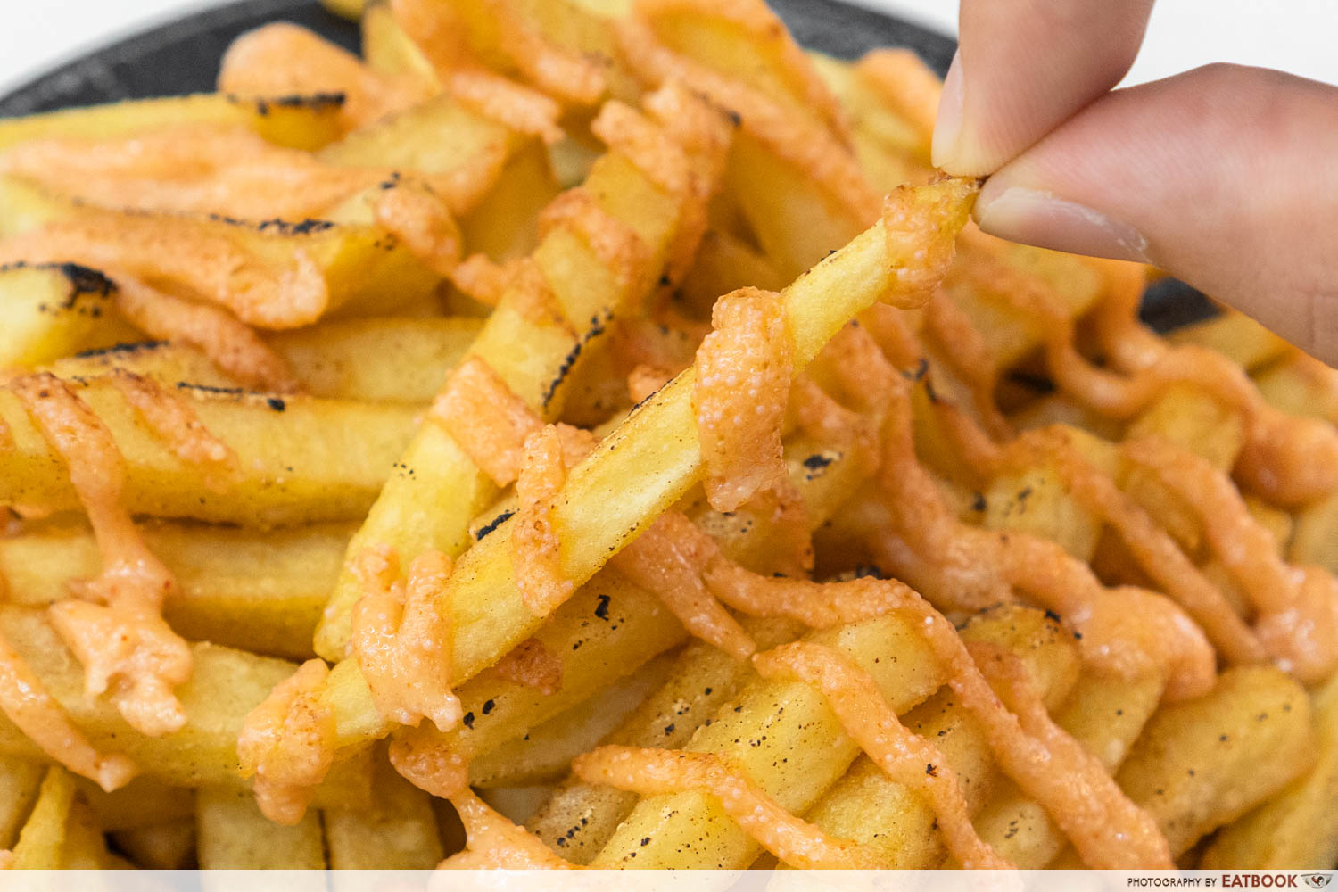 Shin Okaya - mentaiko fries close up