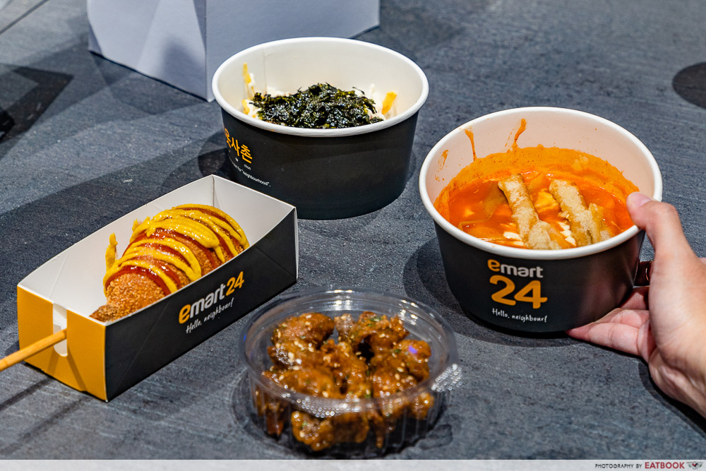 No-holds-barred review: Korean street food at emart24 S'pore for