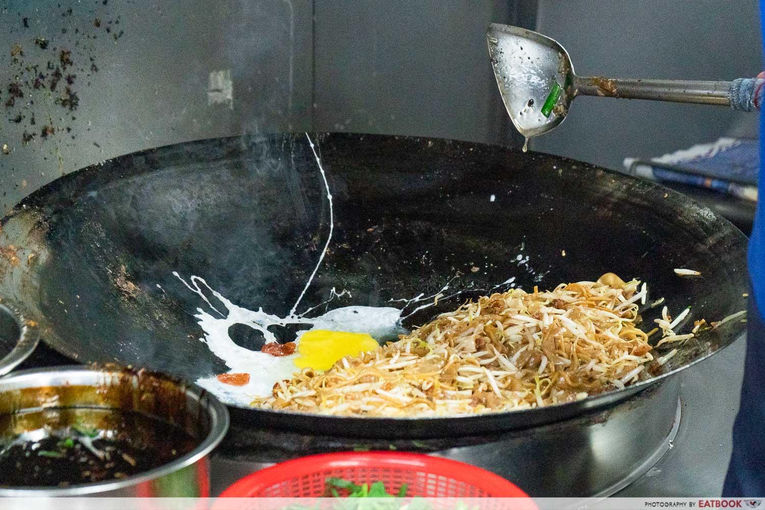hill street char kway teow - egg