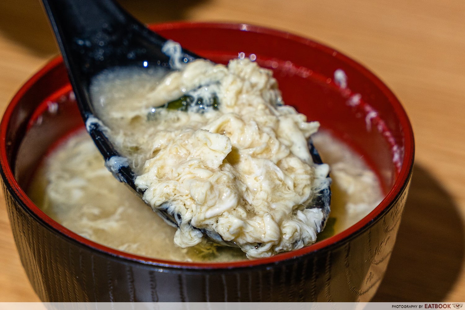 ima sushi - miso eggdrop soup