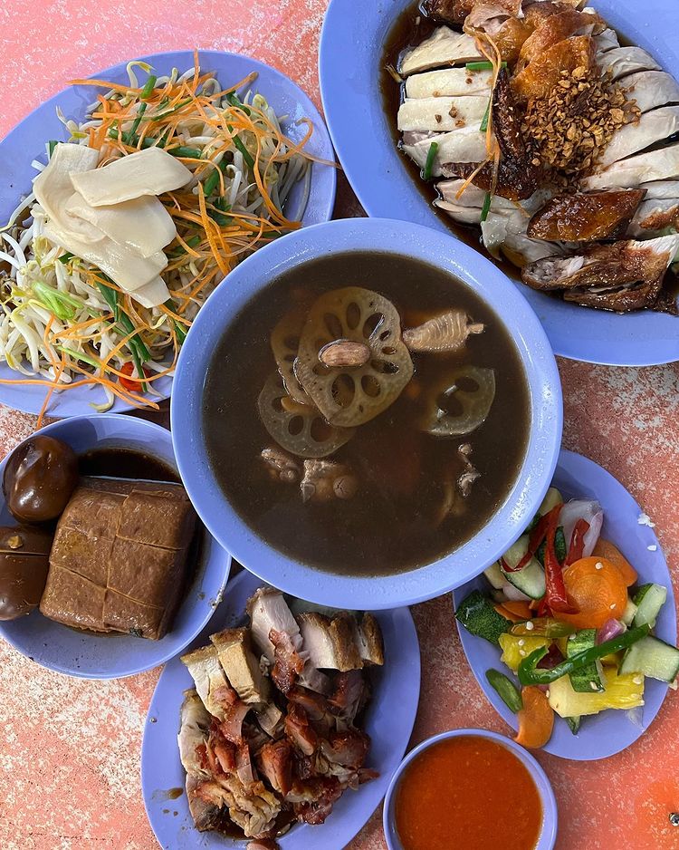 katong mei wei chicken rice soup