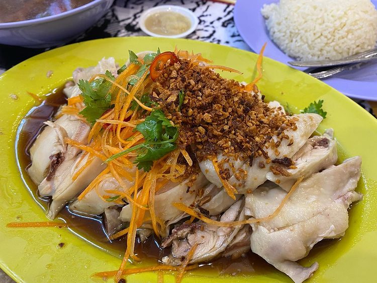 katong mei wei steamed chicken rice