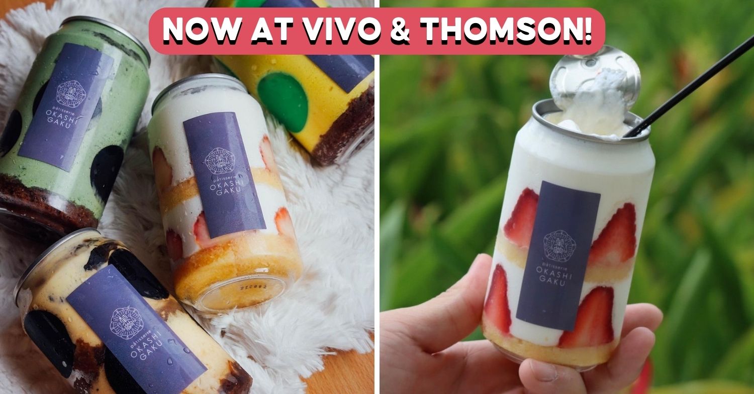 Viral Cake-In-A-Can from Japan Now Available At VivoCity And Thomson Plaza