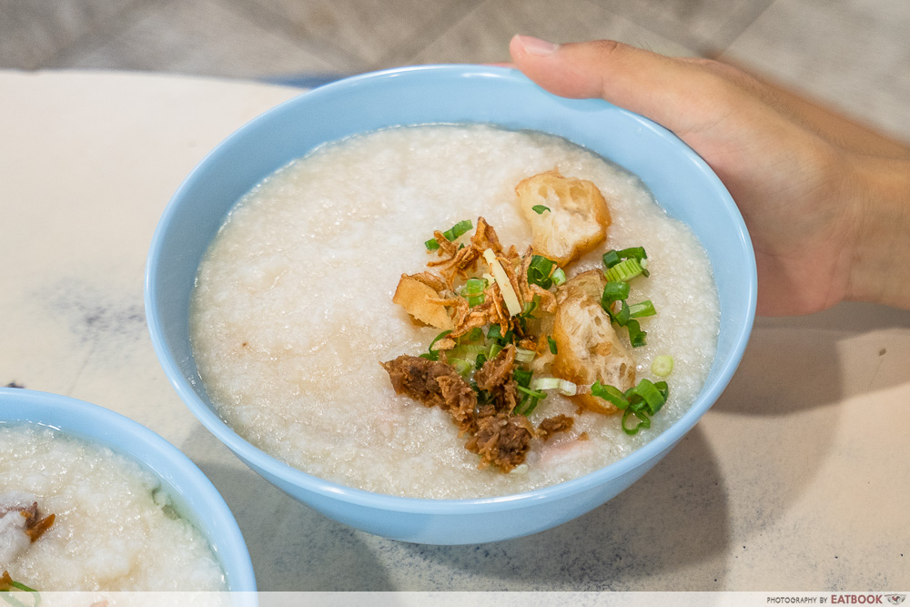 redhill pork porridge -close up