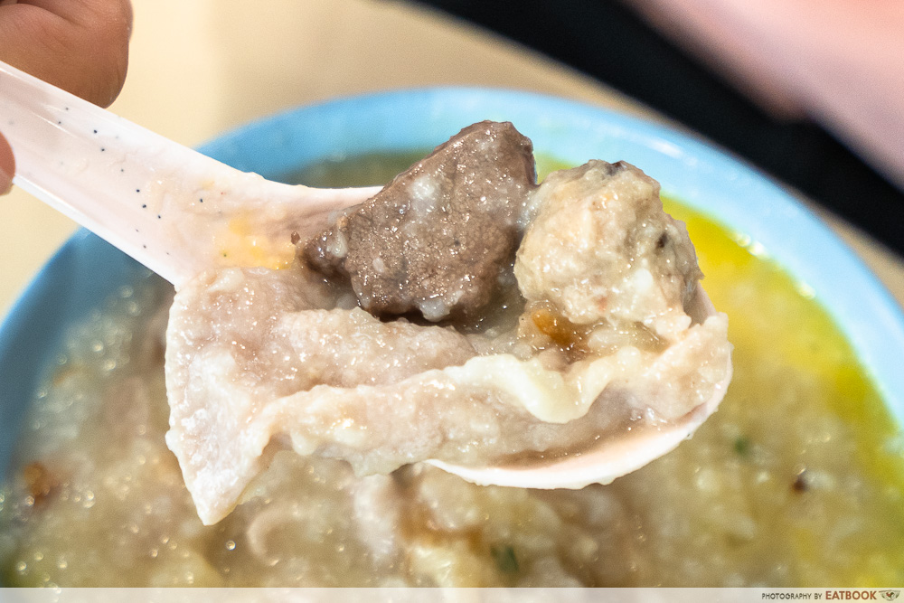 redhill pork porridge - ingredients