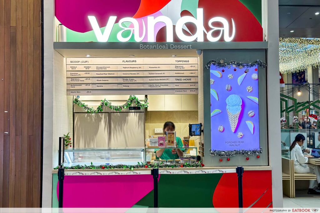 vanda botanical desserts mochi gelato storefront