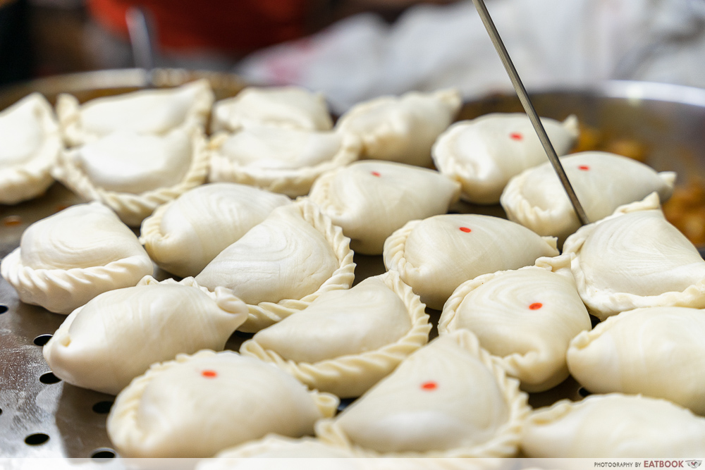 wang wang crispy curry puff before fry