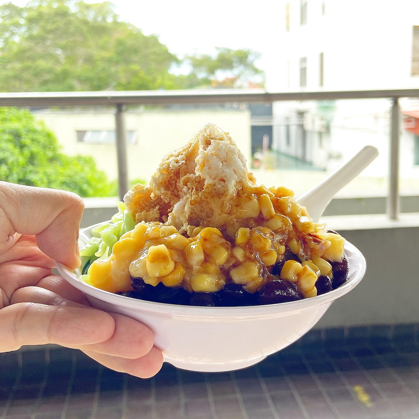 ye tang chendol corn chendol