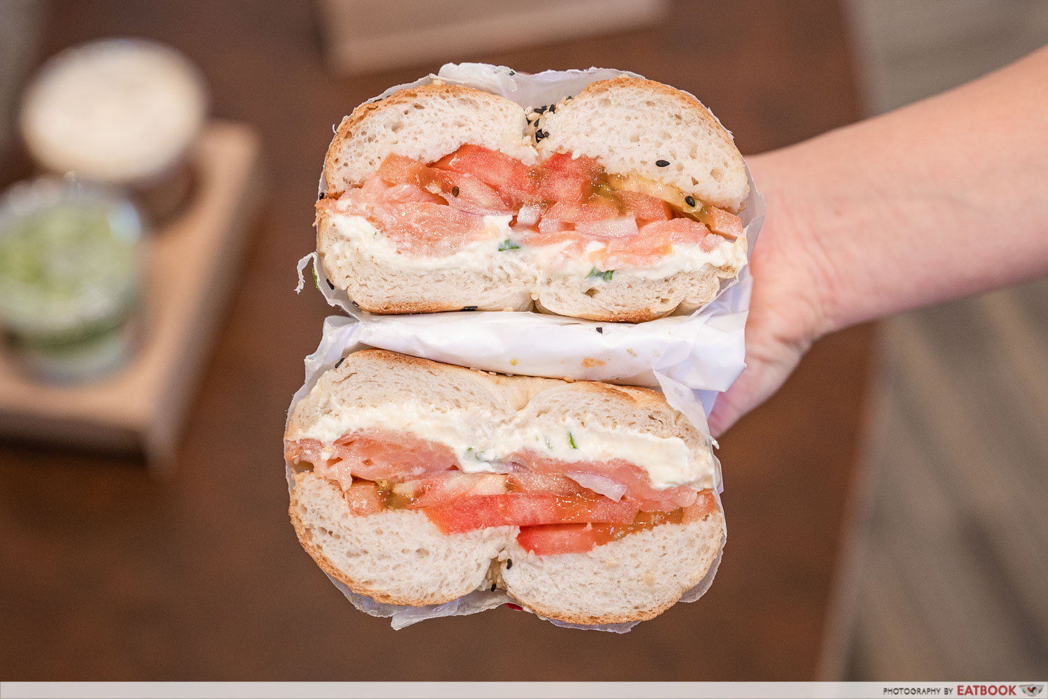 another bean- the lox bagelwich