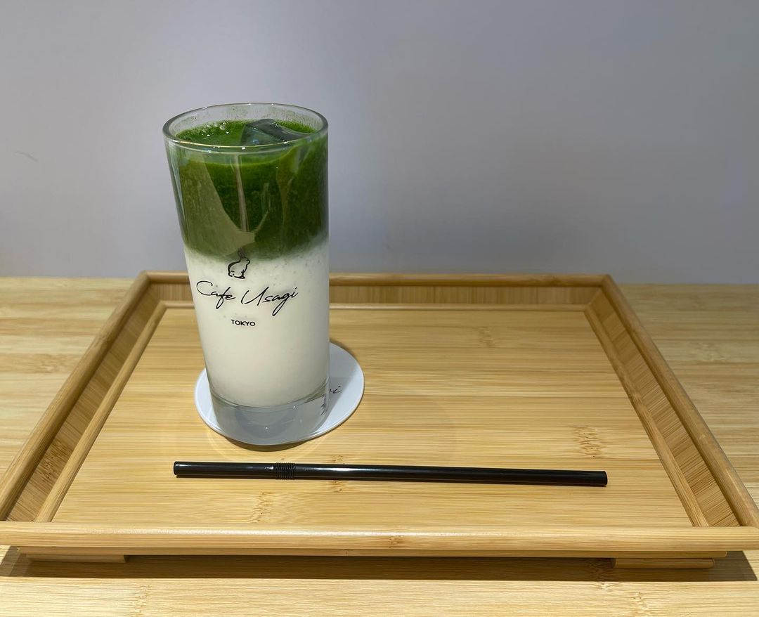 cafe usagi tokyo- matcha latte