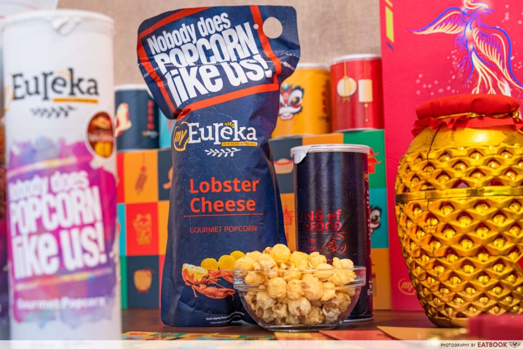 myEureka Has Lobster Cheese And Salted Egg Popcorn For CNY Eatbook.sg