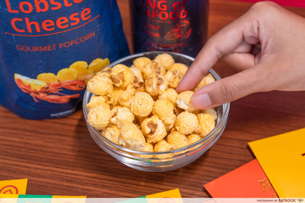 myEureka Has Lobster Cheese And Salted Egg Popcorn For CNY Eatbook.sg