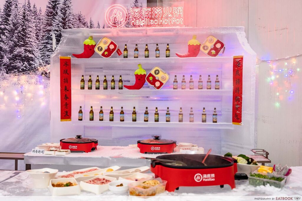 Haidilao Singapore Has Ice Magic PopUp Until 29 January Eatbook.sg