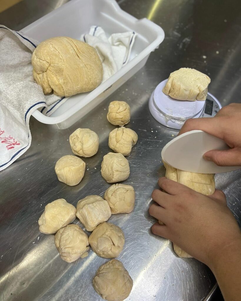 kai's handmade mee hoon kueh process