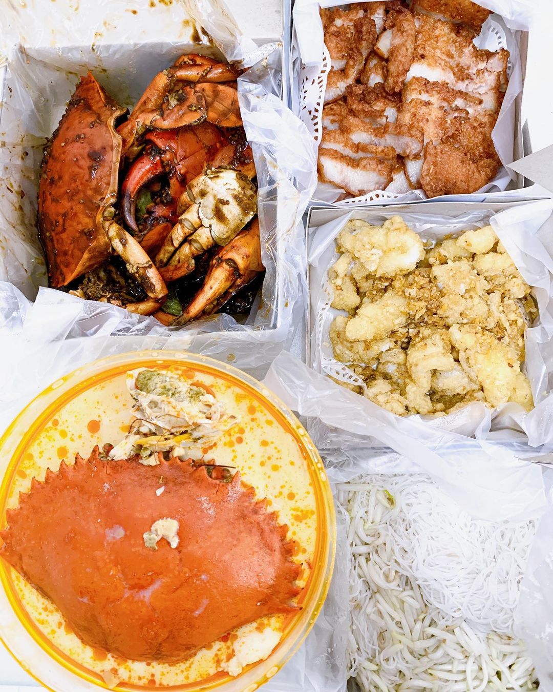 kian seng- flat lay of other seafood