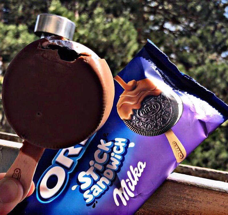 oreo x milka stick sandwich