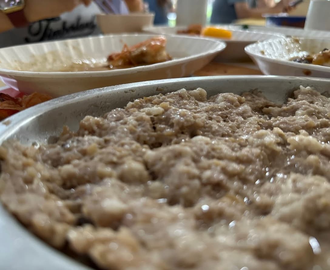 steamed mince meat cake