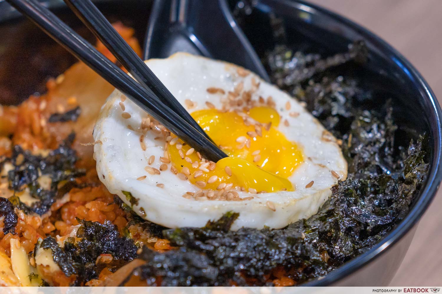 JIN Kimchi express- egg yolk burst