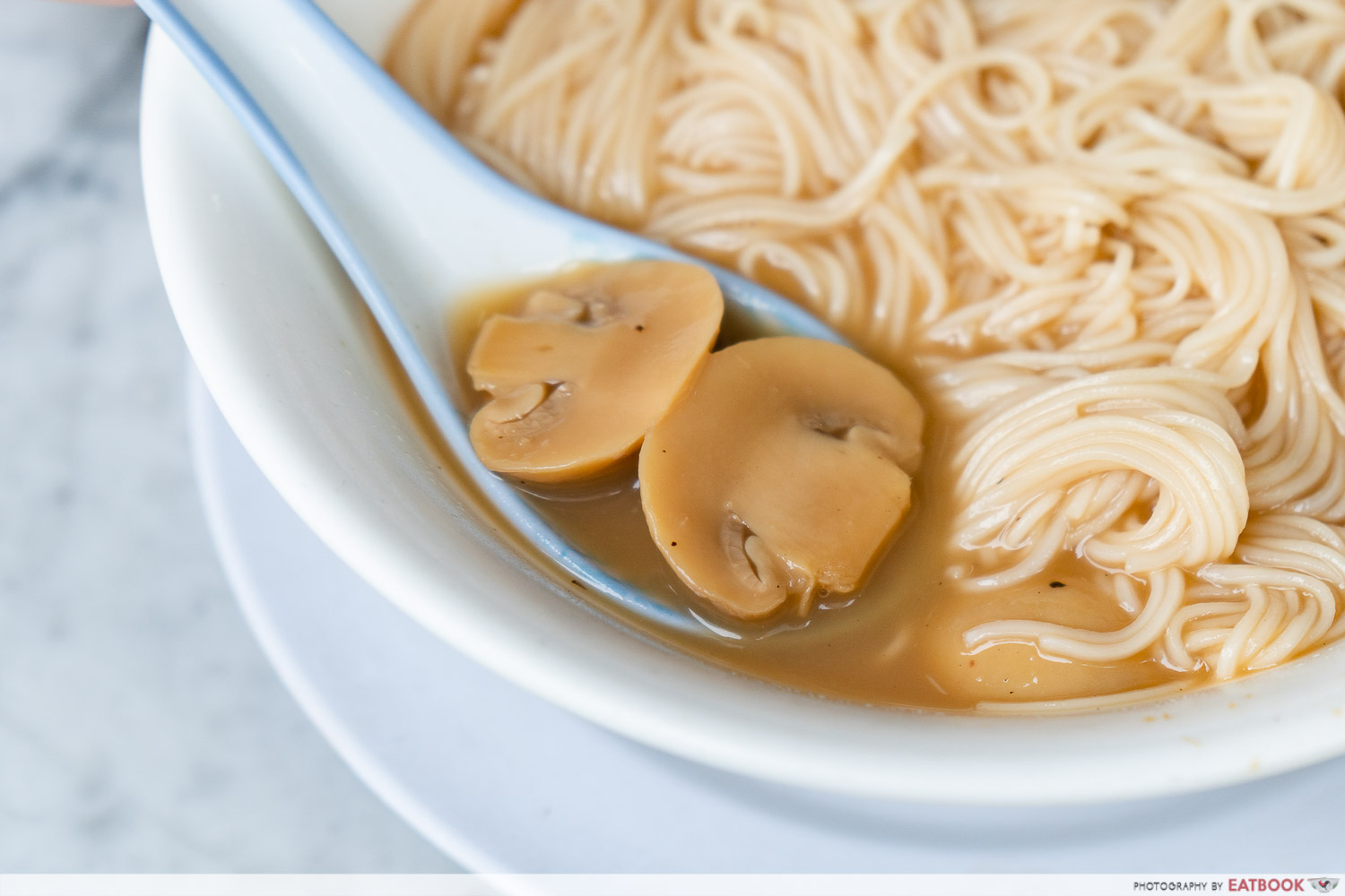 ng ah sio- mee sua mushrooms