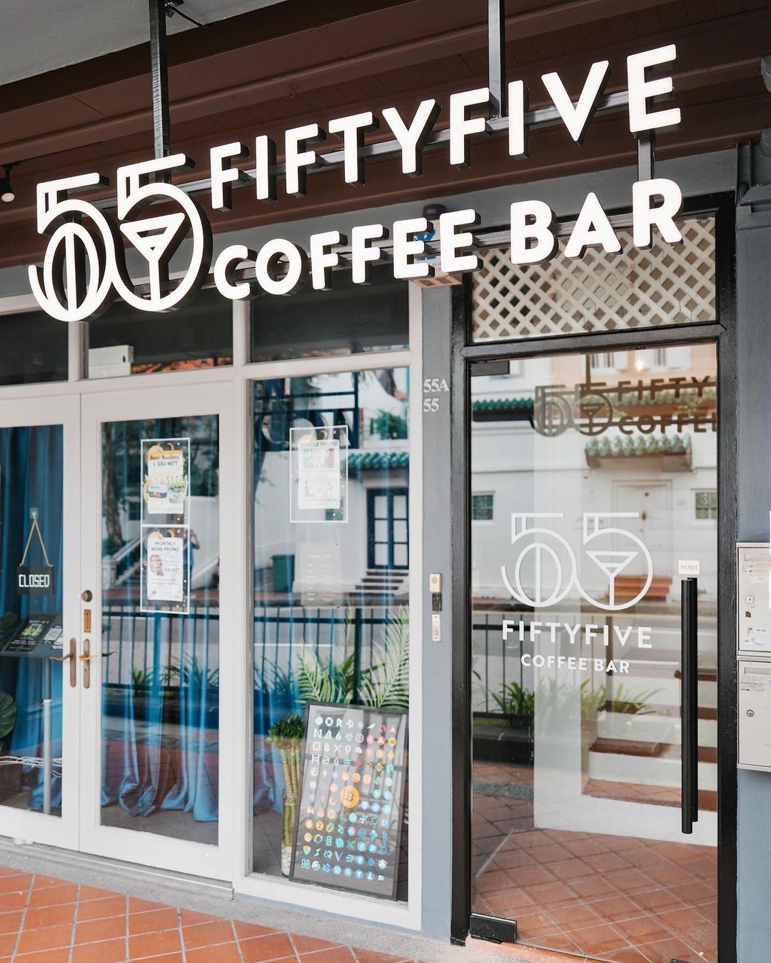 FiftyFive Coffee Bar - storefront