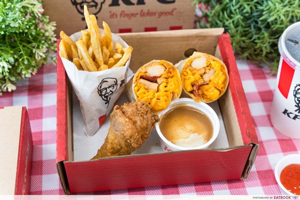 KFC’s Mac ‘N Cheese Zingerito Returns Eatbook.sg