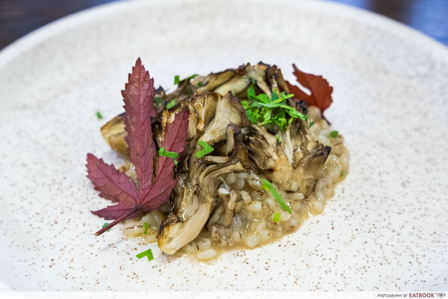 OPC dinner maitake mushroom