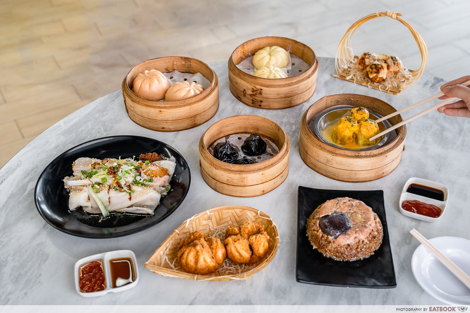 bei ing dim sum flatlay