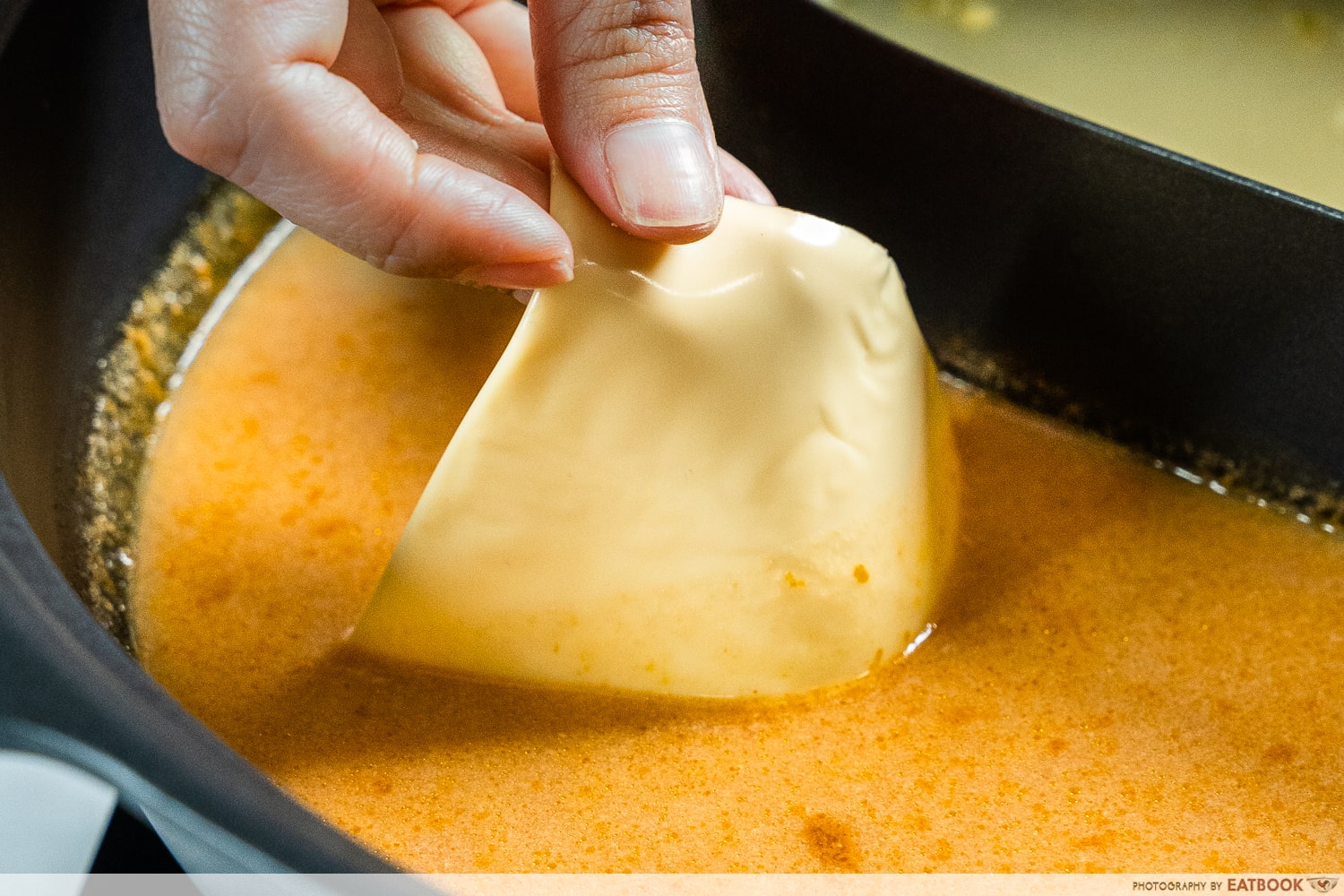 easy hotpot broth recipe - cheese