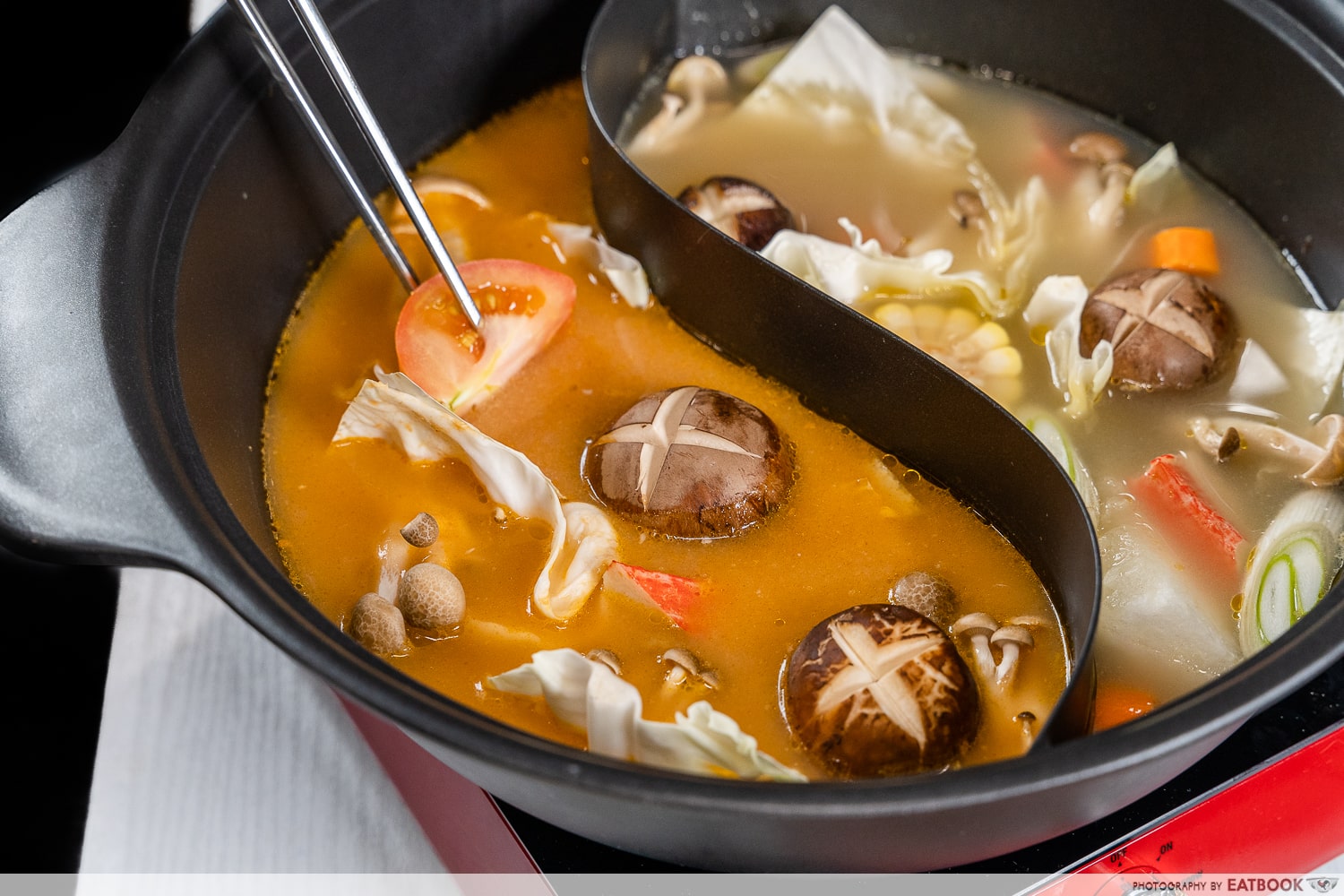 easy hotpot broth recipe - tomato broth