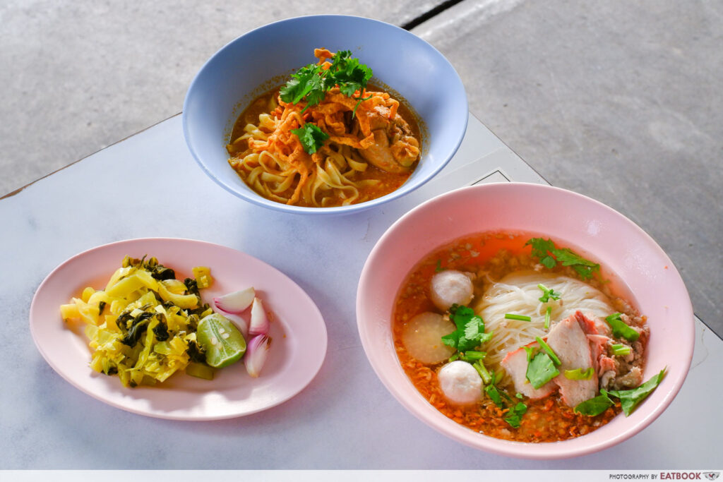 khao soi mae sai flatlay