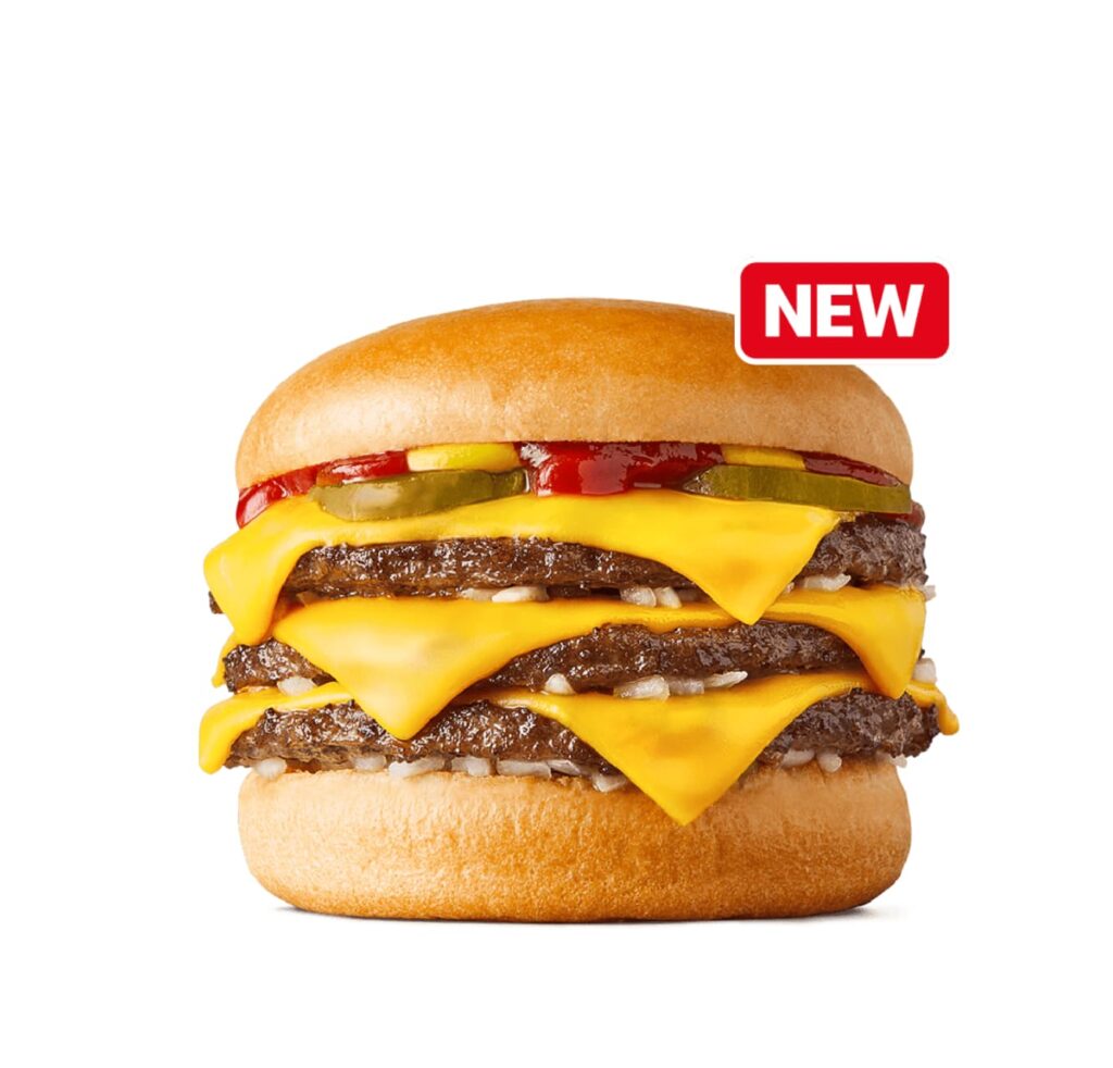 mcdonalds triple cheeseburger