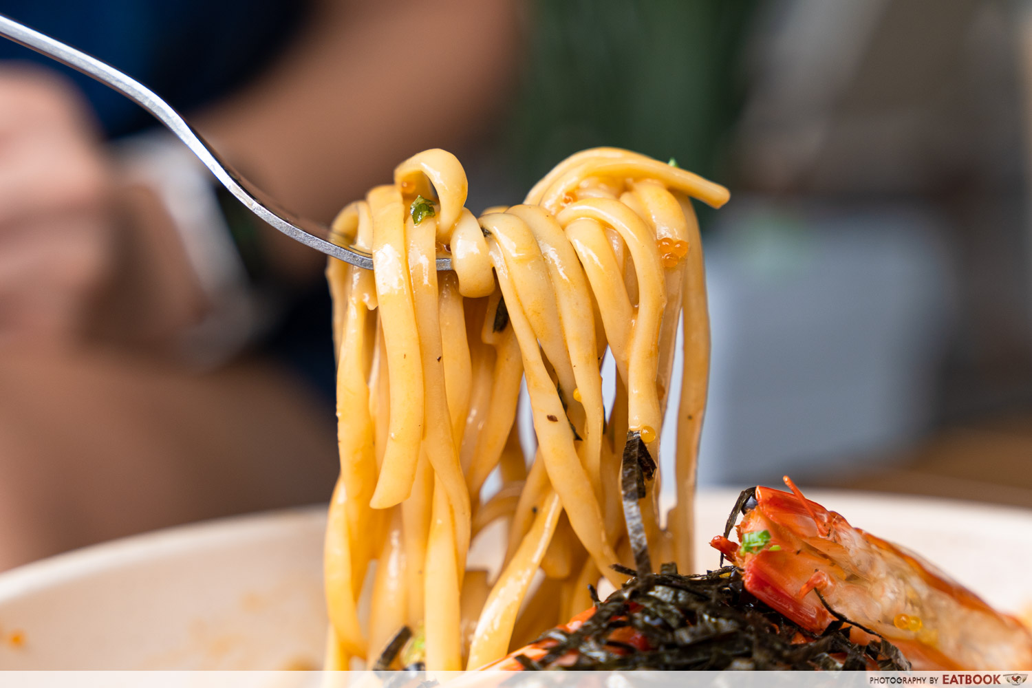 tent sg - prawn pasta