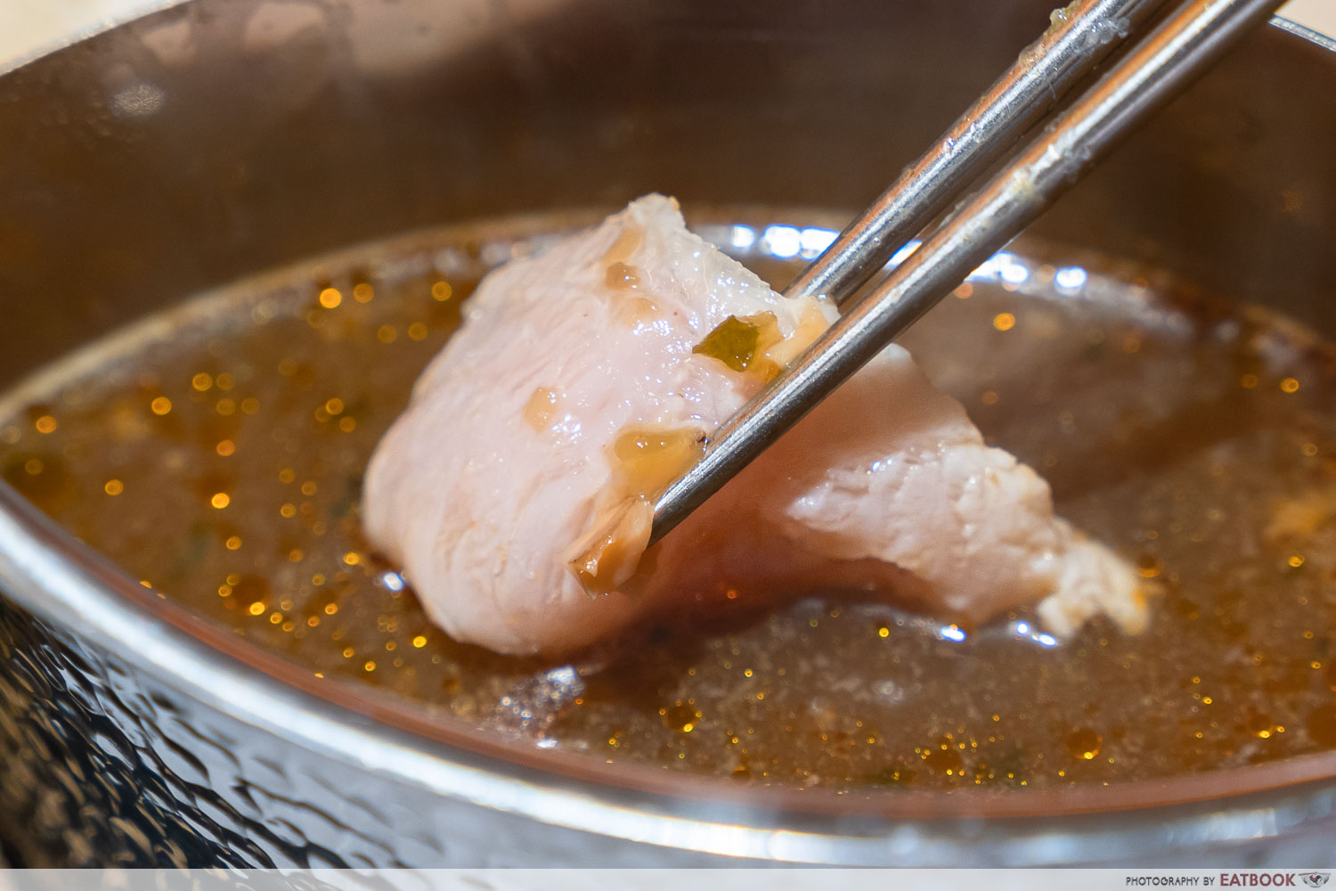 xiabu xiabu - fish in mushroom soup