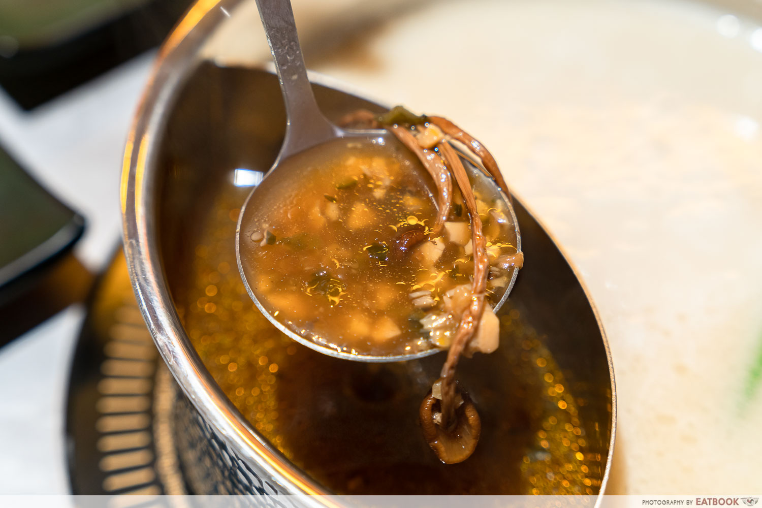 xiabu xiabu - mushroom soup