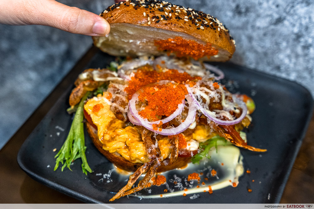 8bar espresso bagel crab