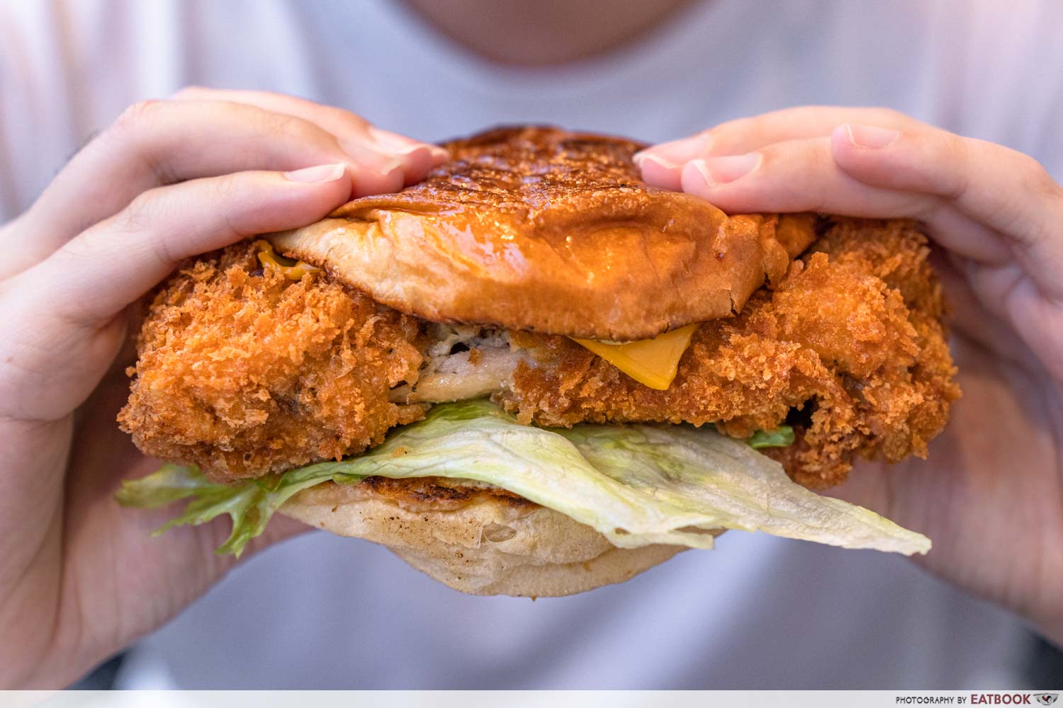 big boy franks- crispy chicken burger