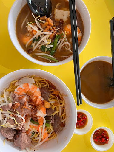 Don Don Prawn Noodles - flatlay