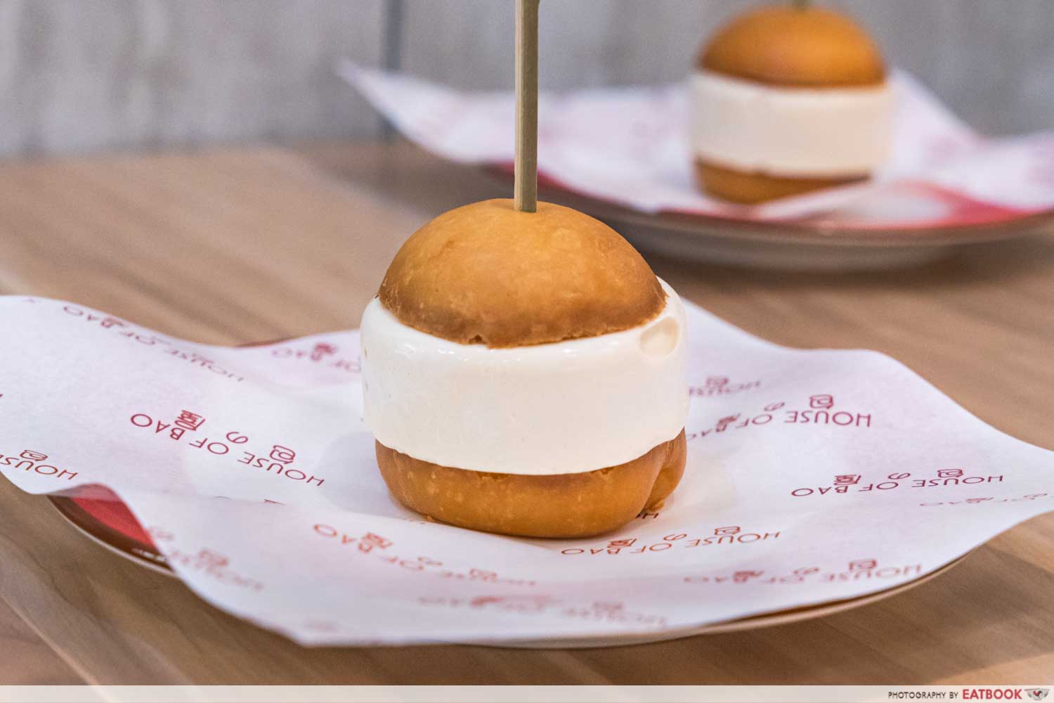 House of Bao ice cream bao