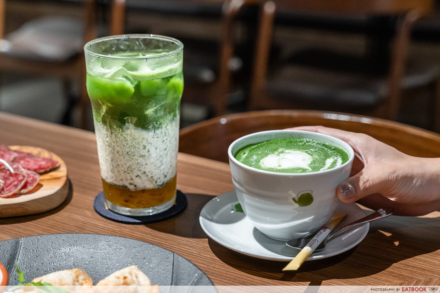 cafe hachi - matcha drinks