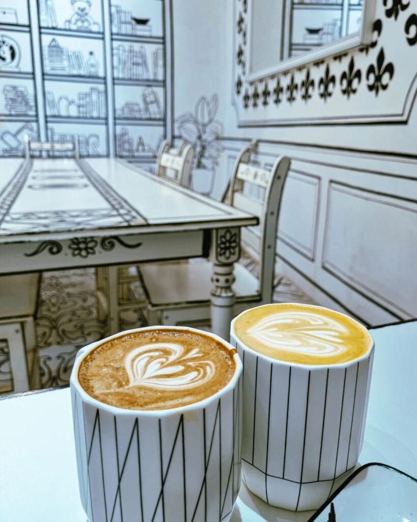 cafe monochrome coffee