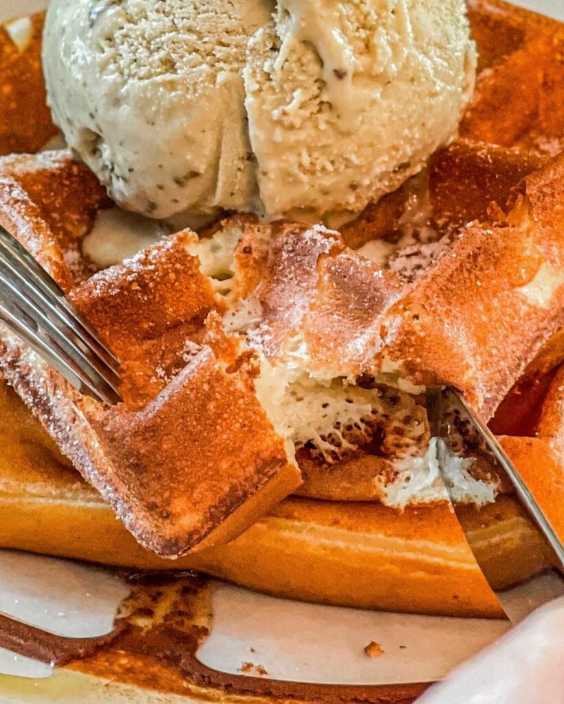 creamier waffles closeup